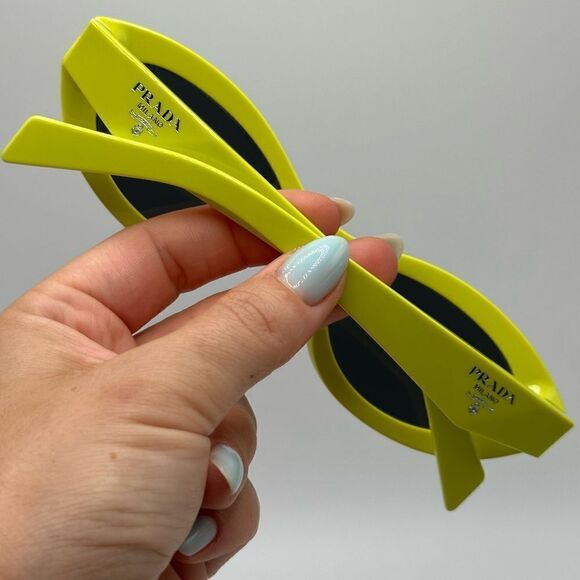 PRADA Sunglasses Symbol PR26ZS 13L08Z Cedar/Dark Grey NEW - Picture 13 of 16